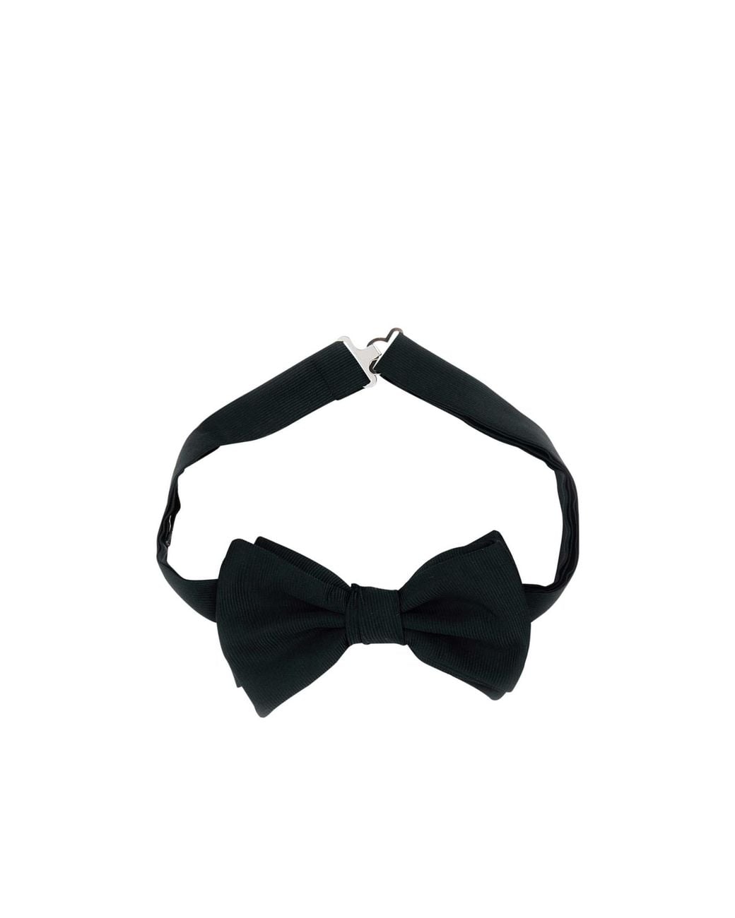 Giorgio Armani Black Woven Bowtie for men