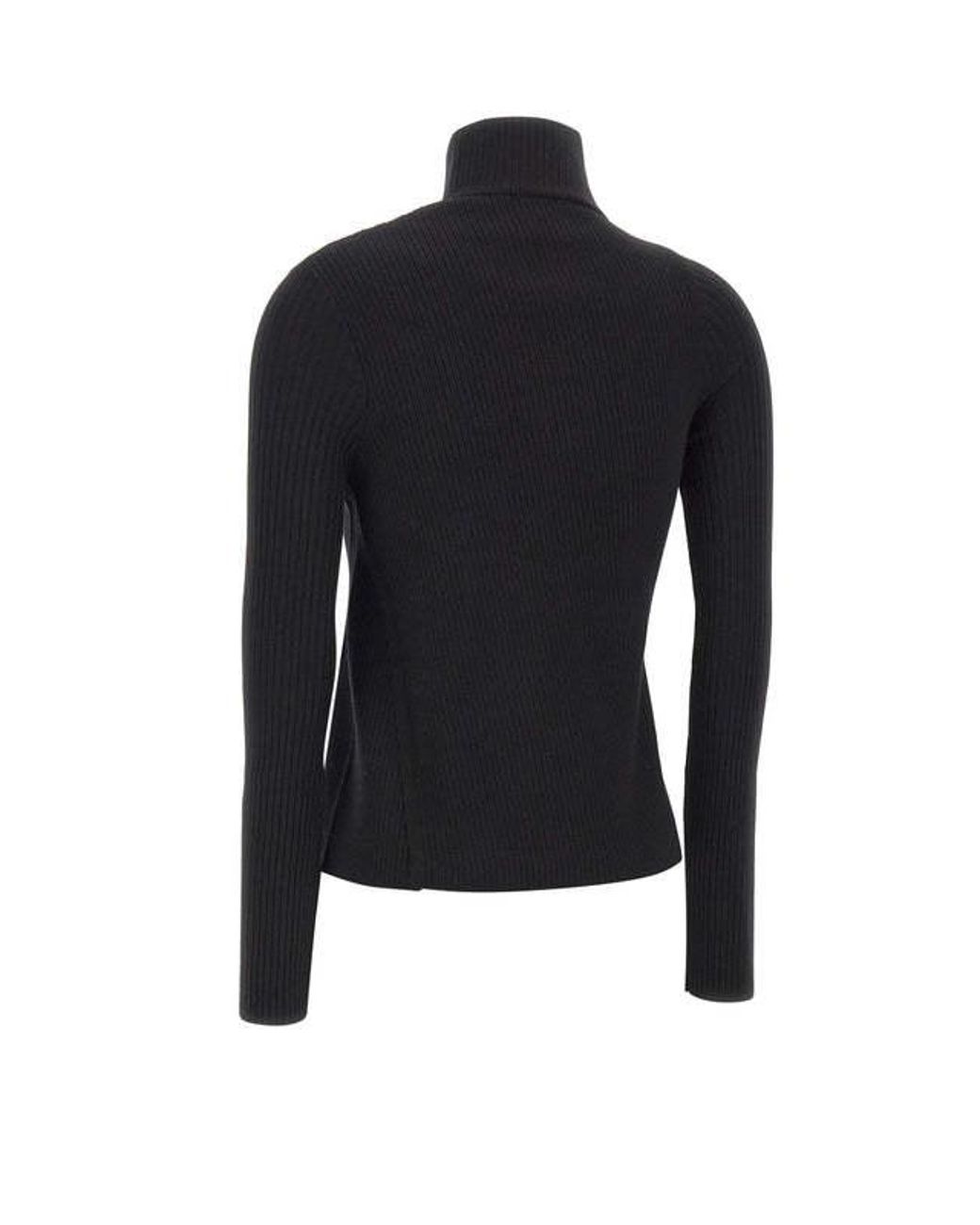 Courreges Blue Courrèges Oblique Butonned Jumper