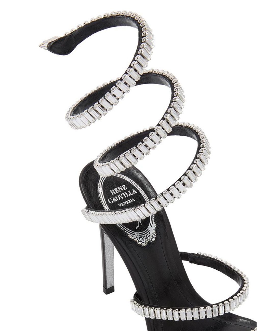 Rene Caovilla White René Caovilla Cleo Spark Sandals