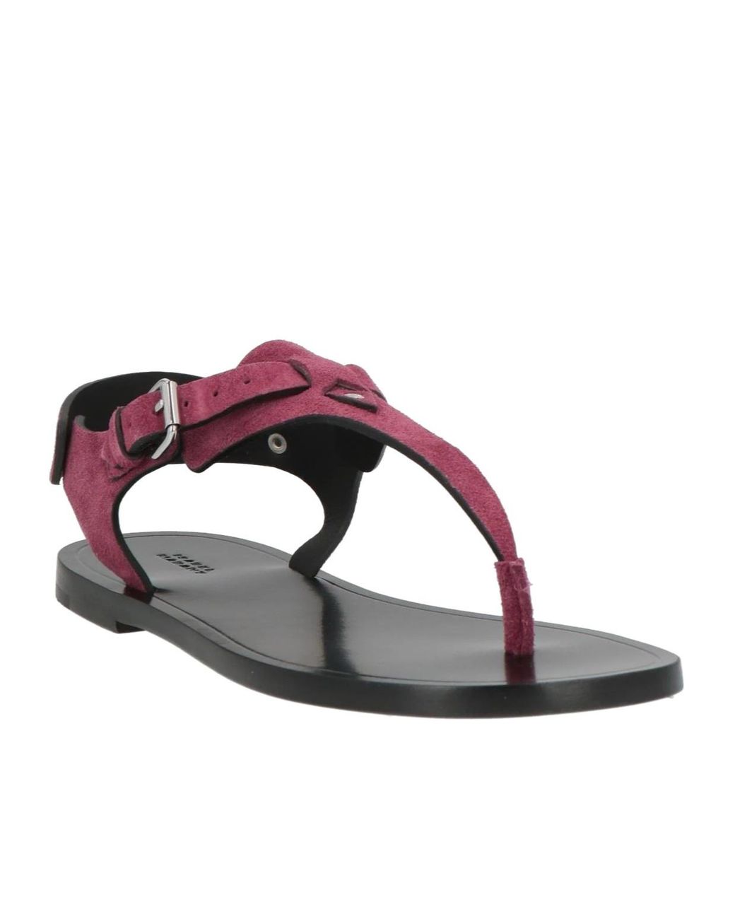 Isabel Marant Pink Minimal Round Toe Sandals