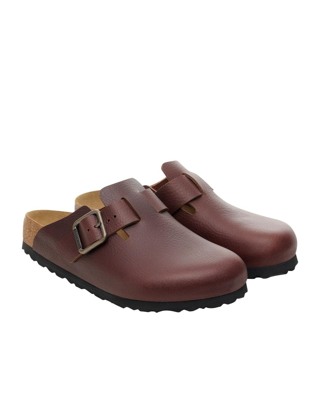 Birkenstock Brown Boston Buckle Sandals for men