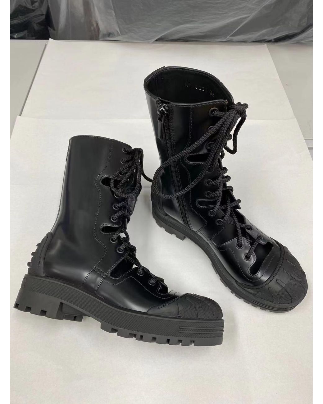 Dior Black Laced Boots