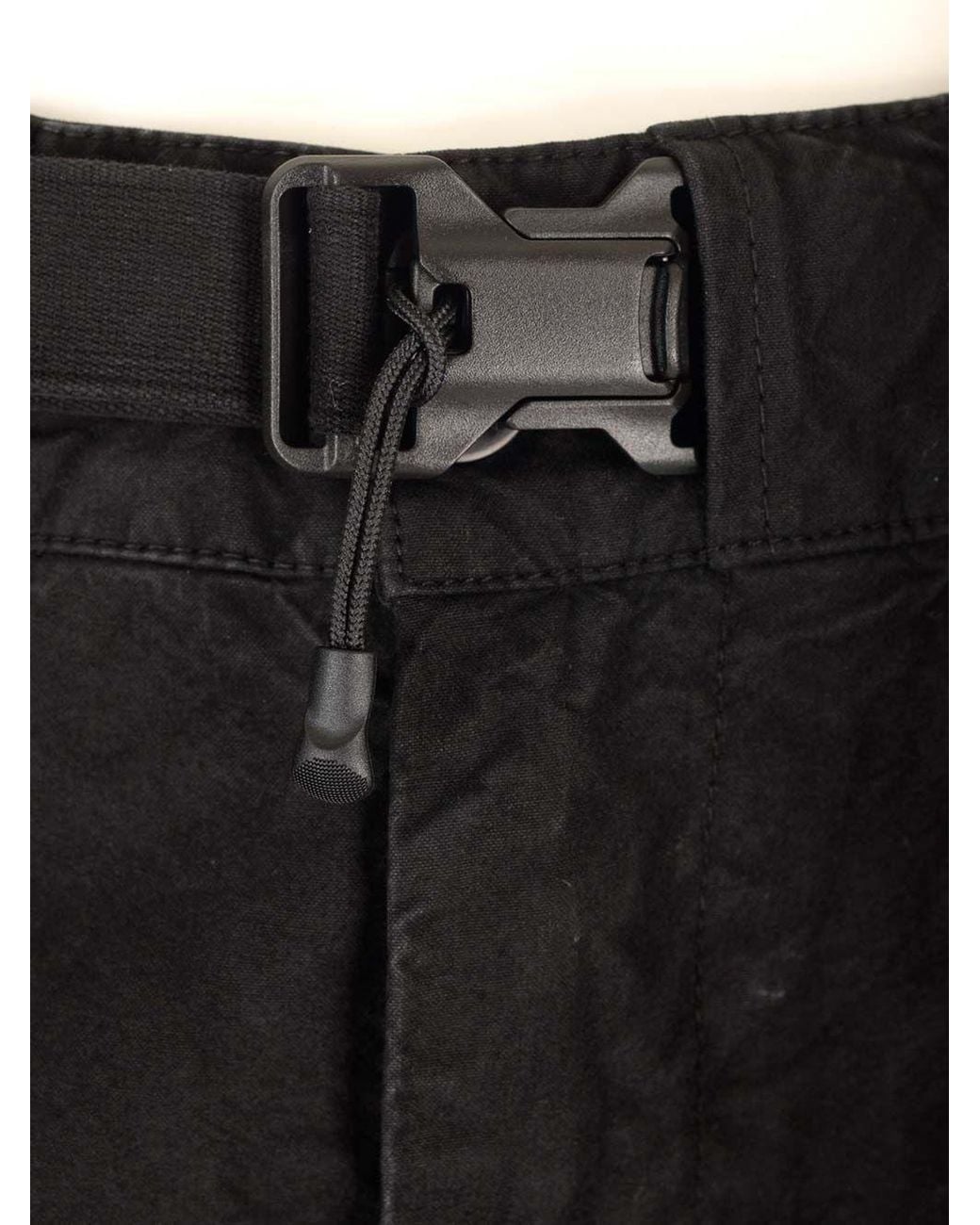 C P Company Blue Belted Straight Leg Pants for men