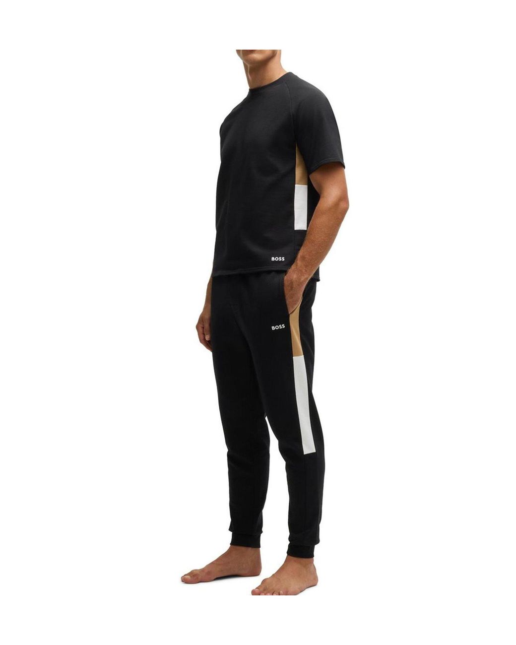 Boss Black Minimalist Crew Neck Short Sleeve for men