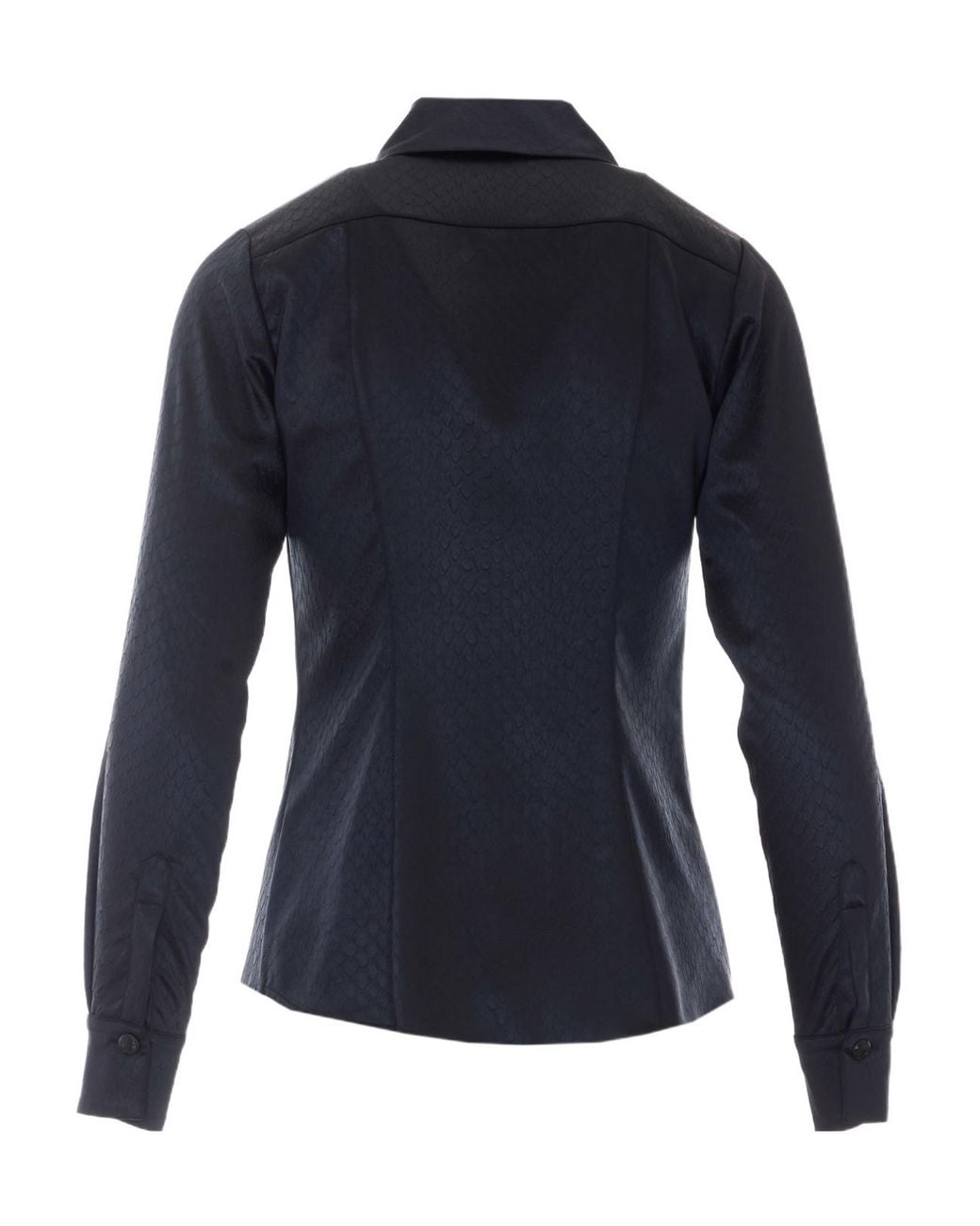 Elisabetta Franchi Blue Long-Sleeved Shirt