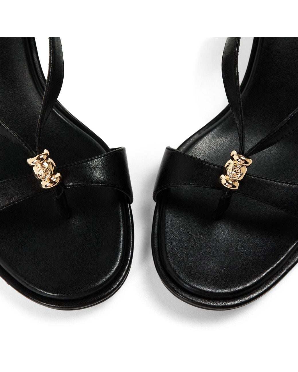 MICHAEL Michael Kors Black Cherie Heeled Sandals