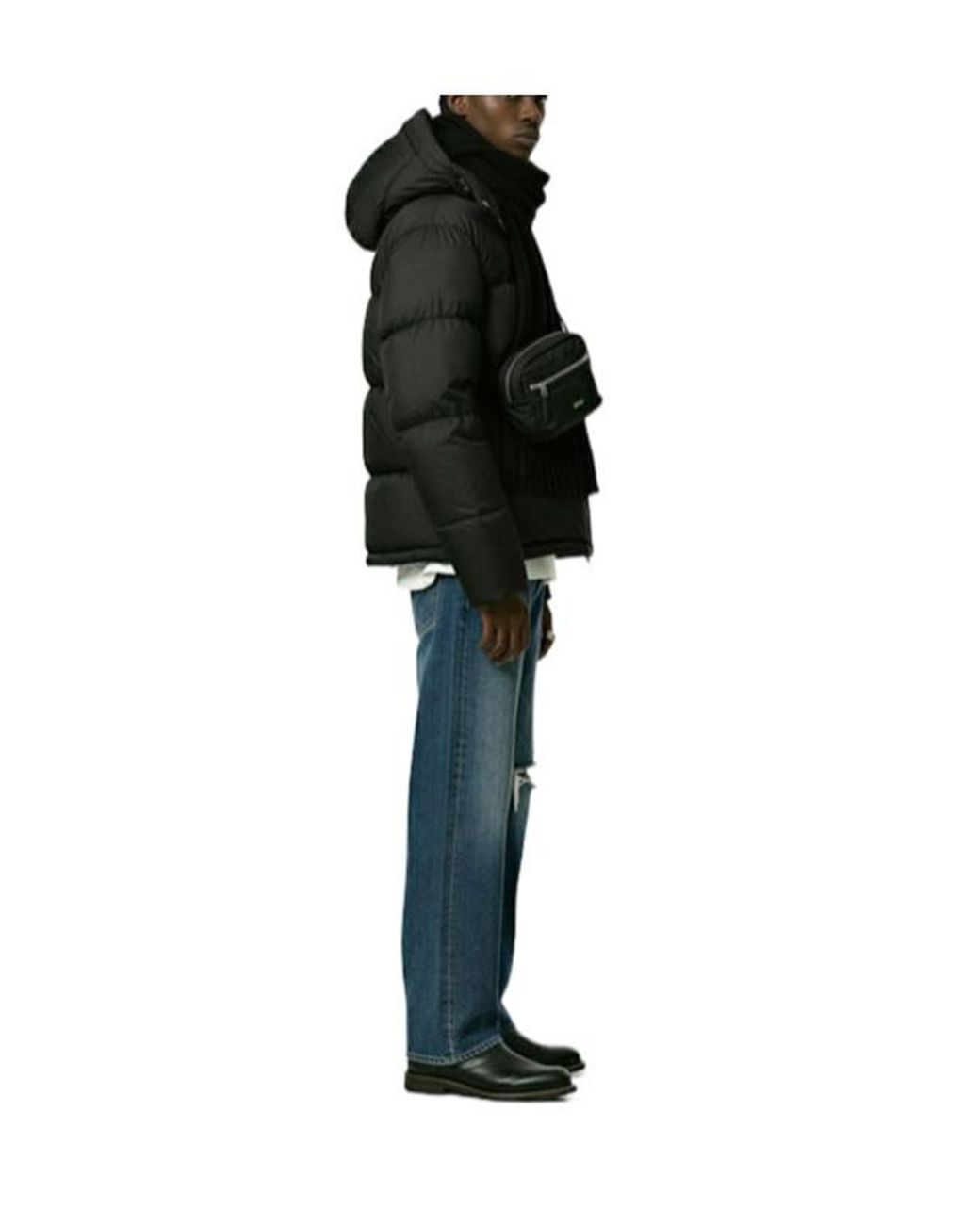 Sacai Black Down Jacket for men