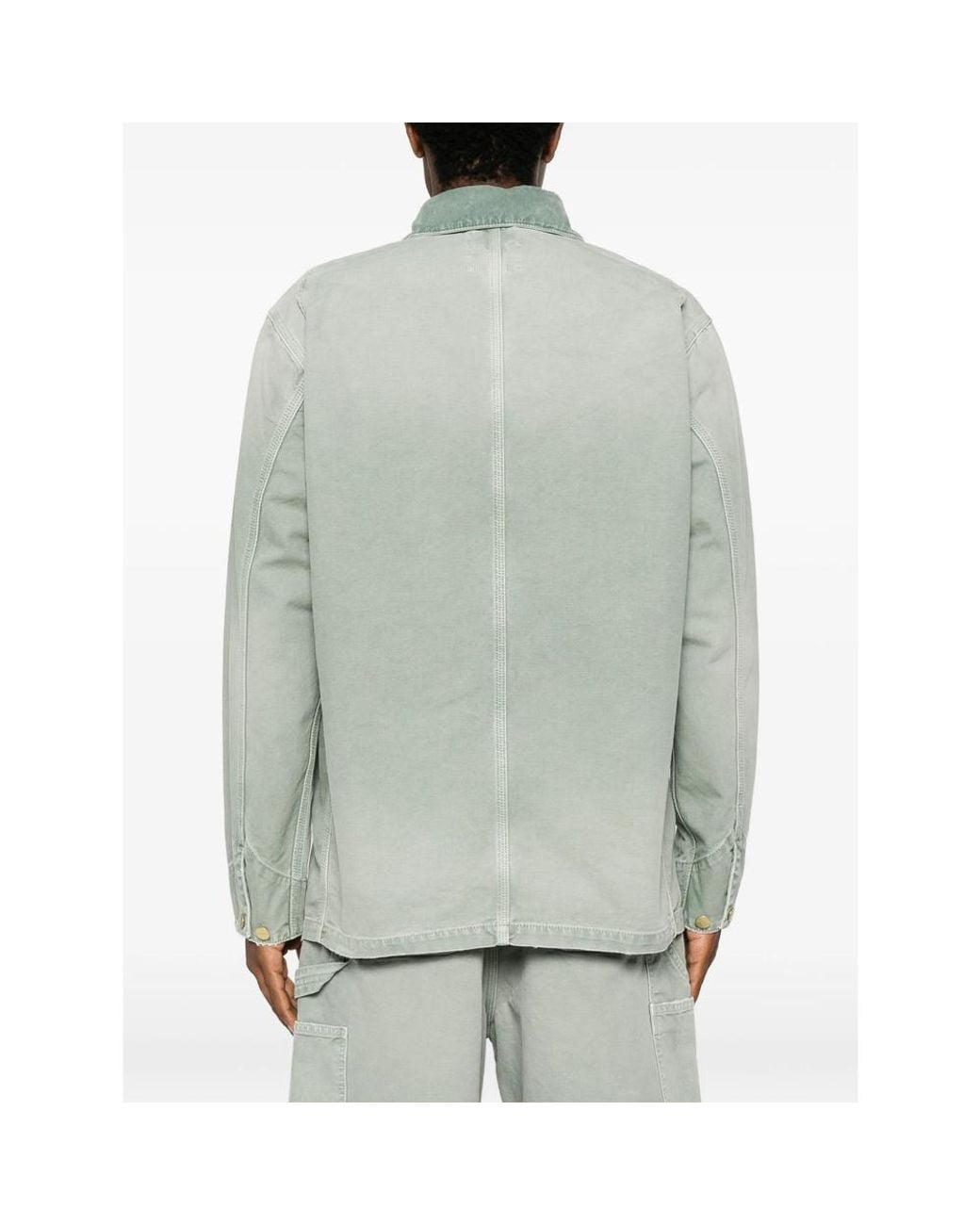 Carhartt Green Wip Og Chore Dearborn Canvas Coat for men