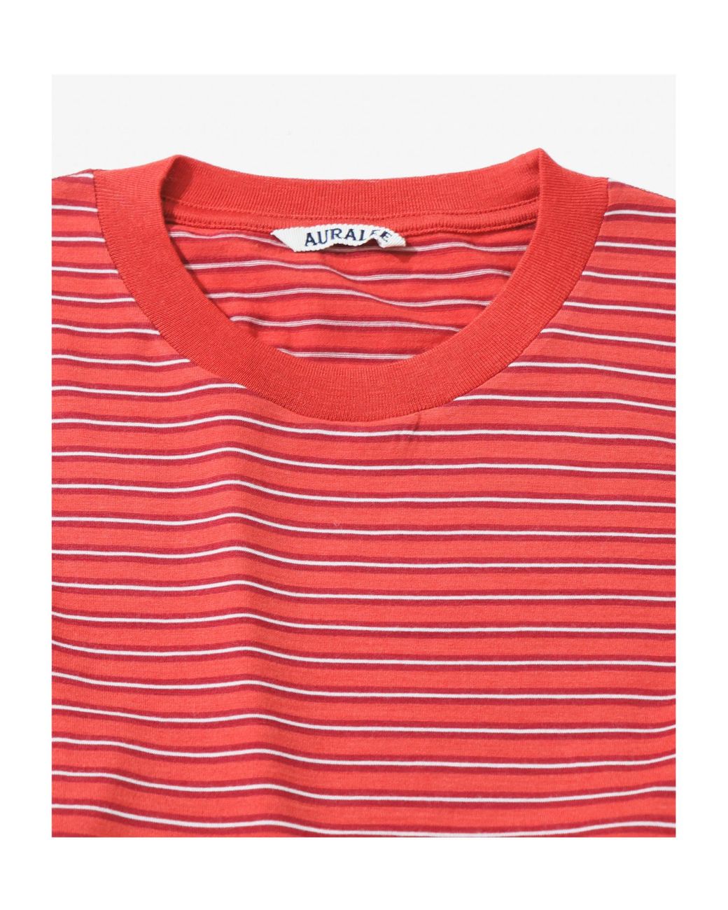 Auralee Red Long-Sleeve T-Shirt for men