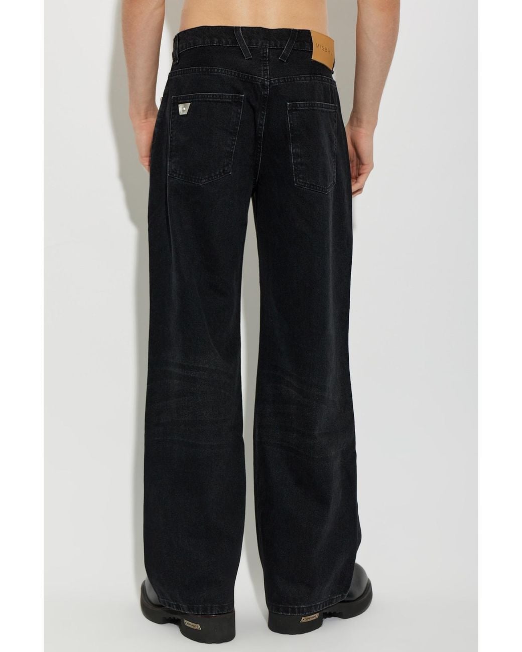 M I S B H V Black Straight-Leg Jeans for men