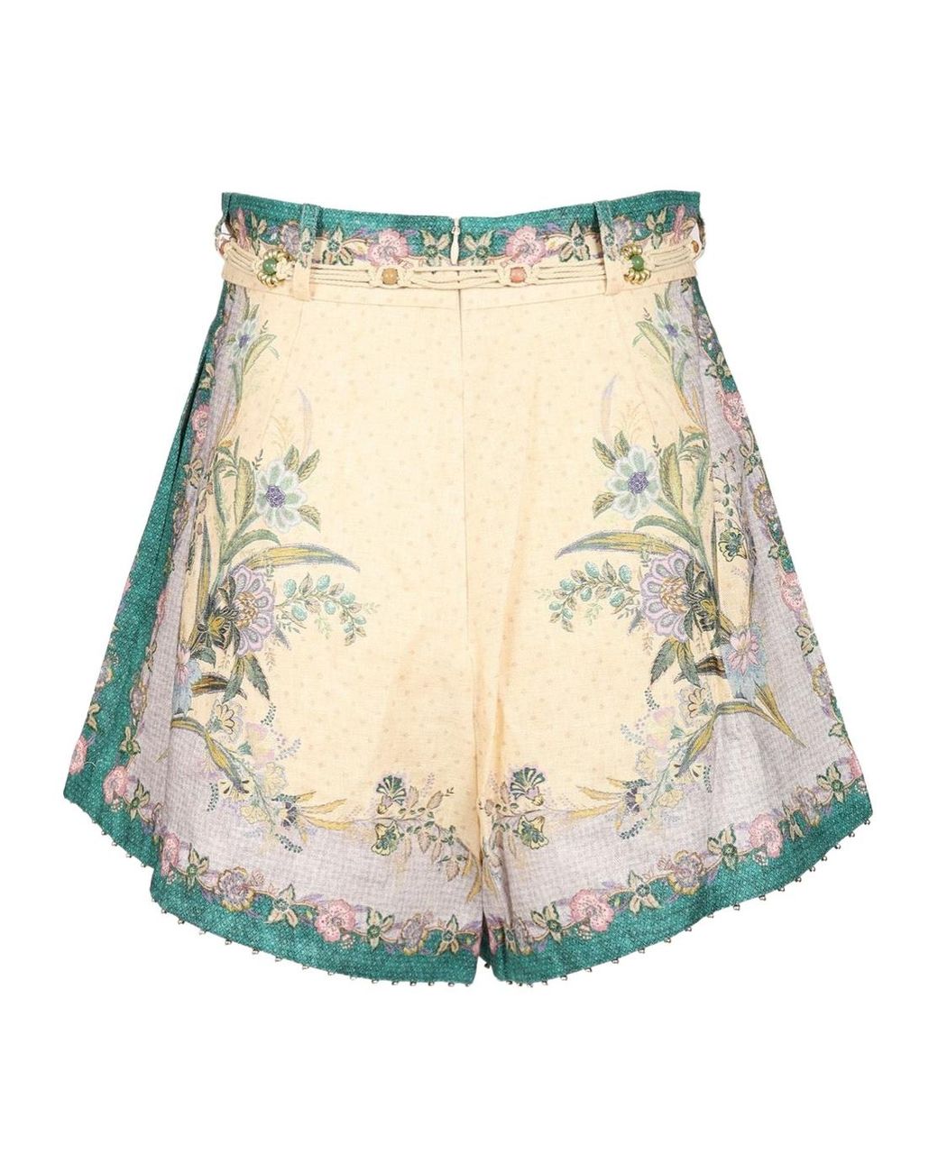 Zimmermann Natural "Indra" Shorts