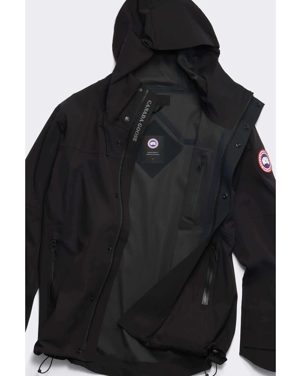 Canada Goose Black Rupert Rain Jacket for men