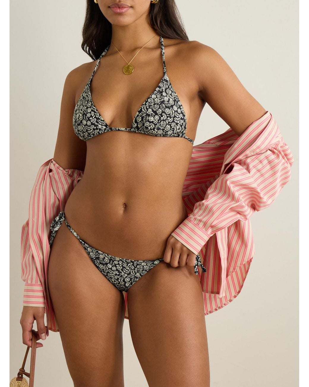 Matteau Green Triangle Bikini