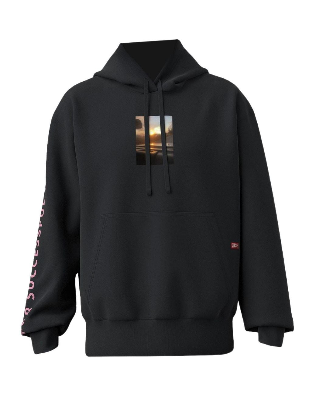DIESEL Blue Macs Flpa Crew Sweatshirt for men
