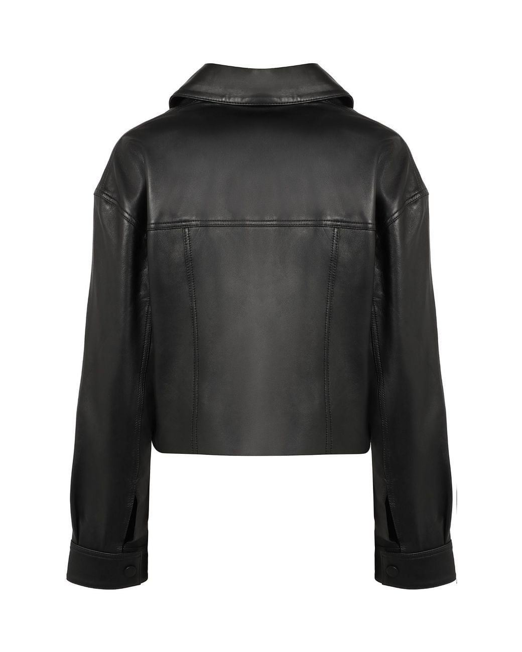 Yves Salomon Black Buttoned Jacket