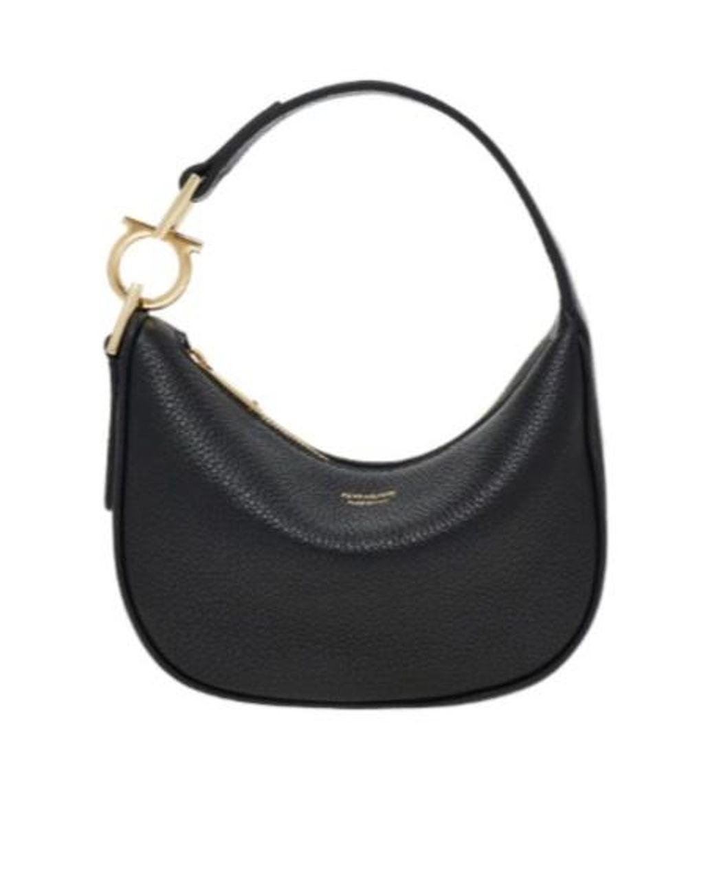 Ferragamo Black Ferragamo North-South Hobo Bag