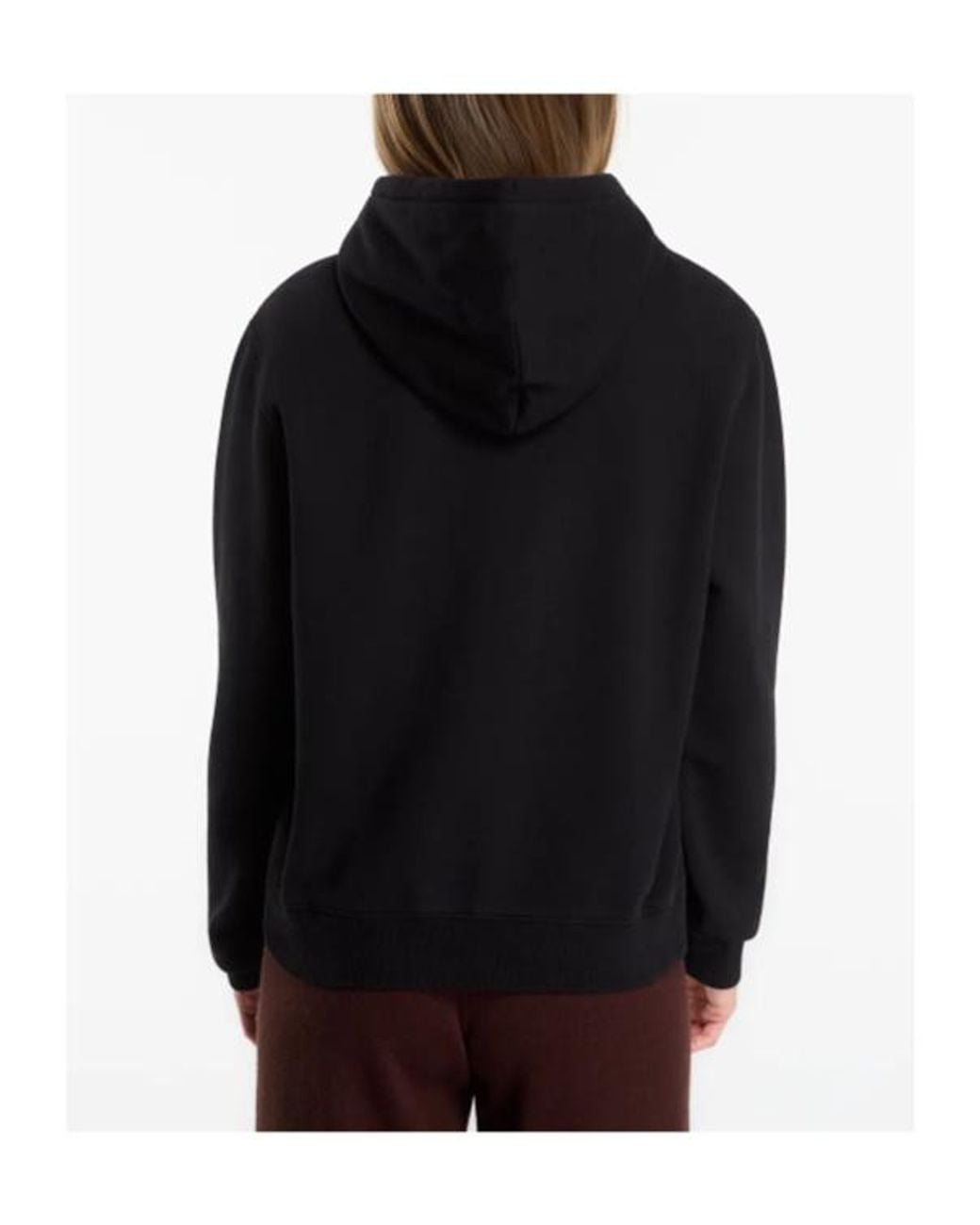 Mc2 Saint Barth Black Virginia Animal Logo Hoodie