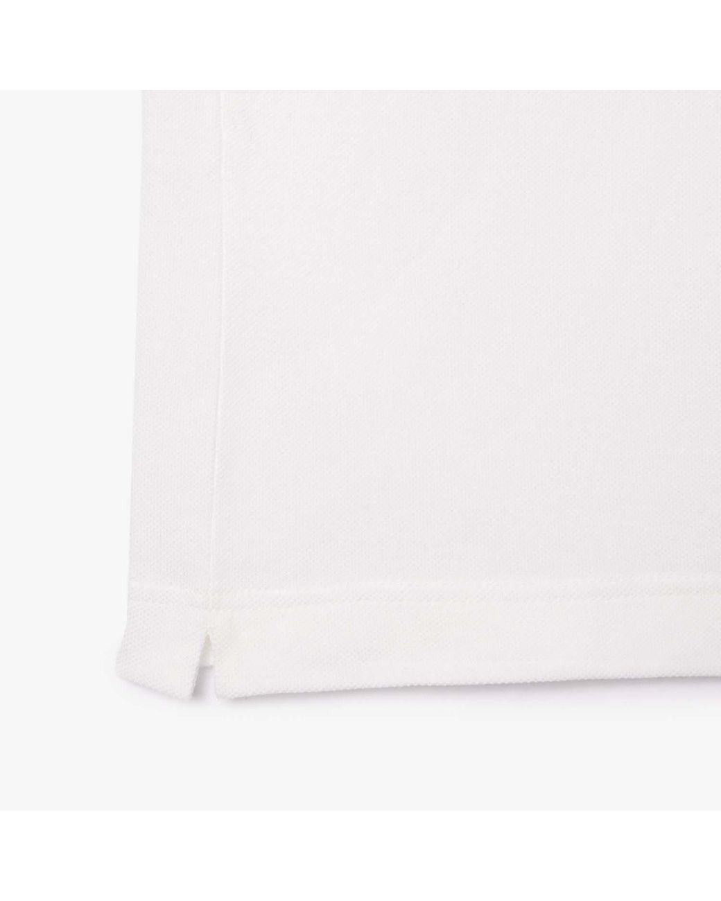Lacoste White Minimalist Versatile Top for men