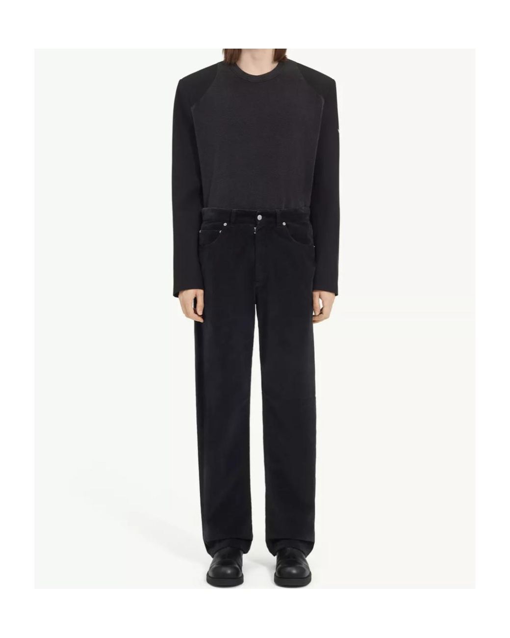 MM6 by Maison Margiela Blue Straight-Leg 5-Pocket Jeans for men