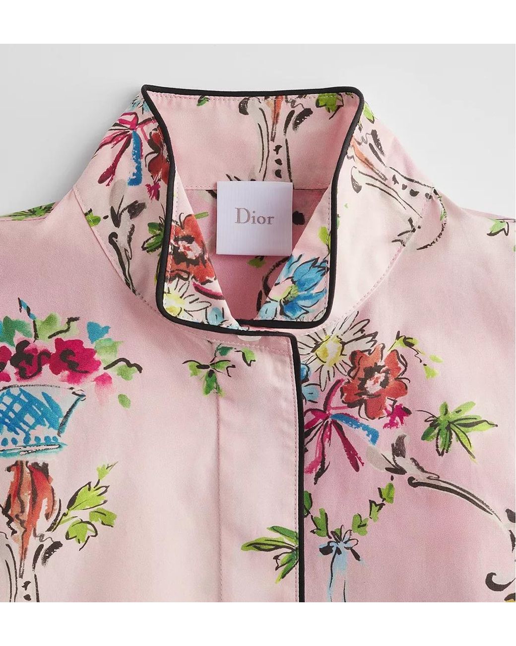 Dior Pink Iviera Short Flared Dress