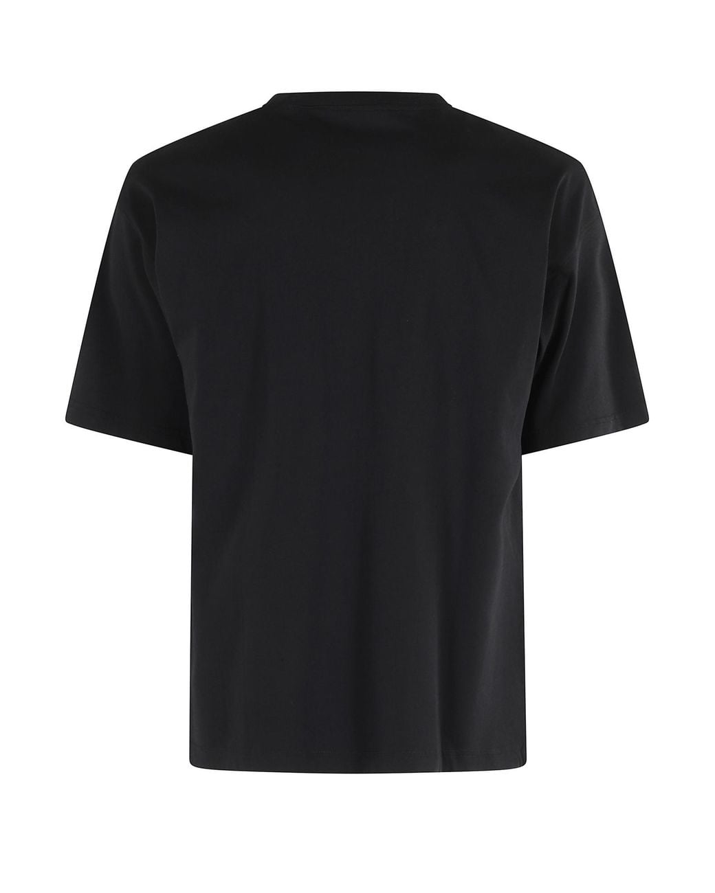 Aspesi Black Embroidered-Detail T-Shirt for men