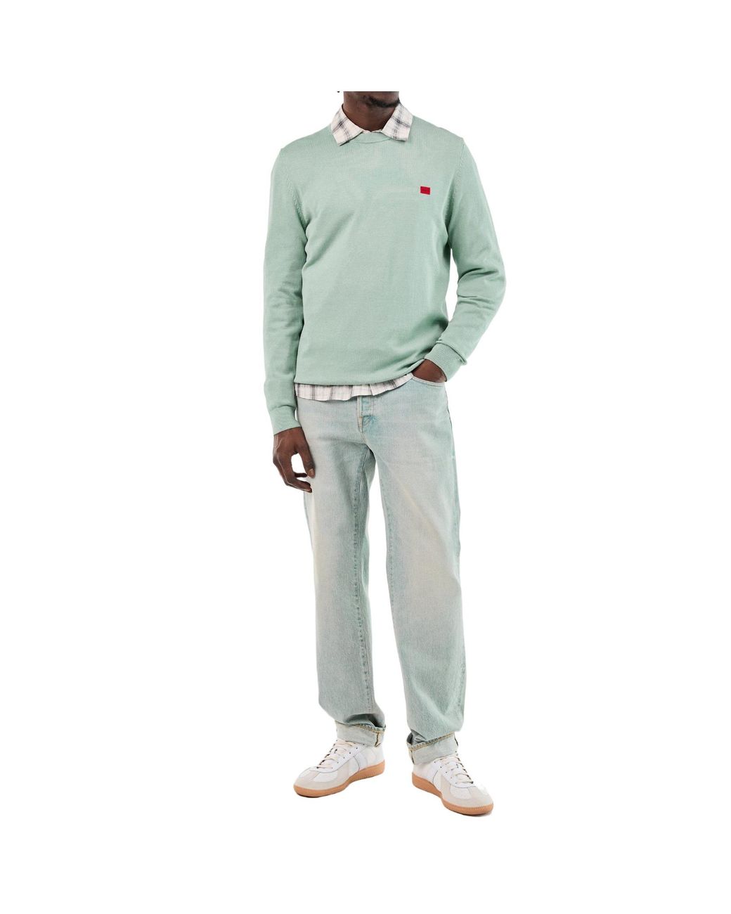 Boss Green Round-Neck Knitted Top for men