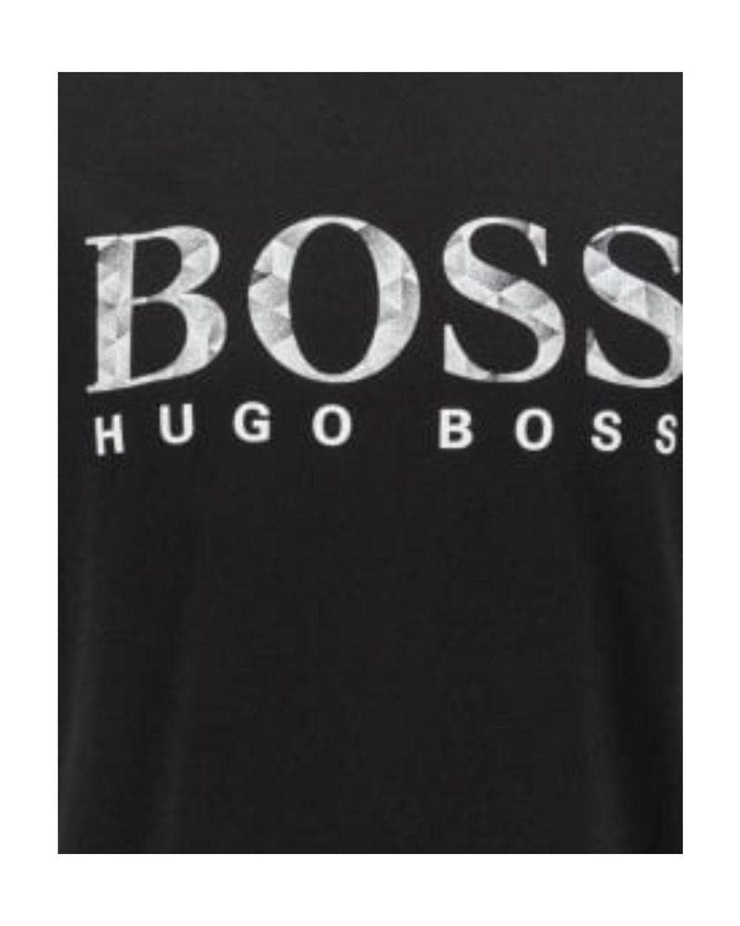 Boss Black Crew Neck Short-Sleeve T-Shirt for men