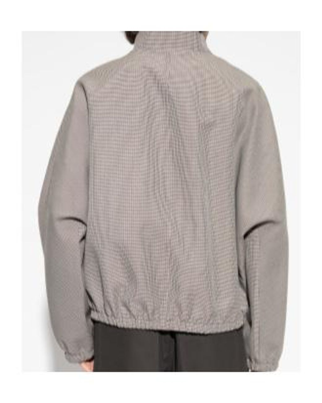 Courreges Gray Houndstooth Casual Jacket for men