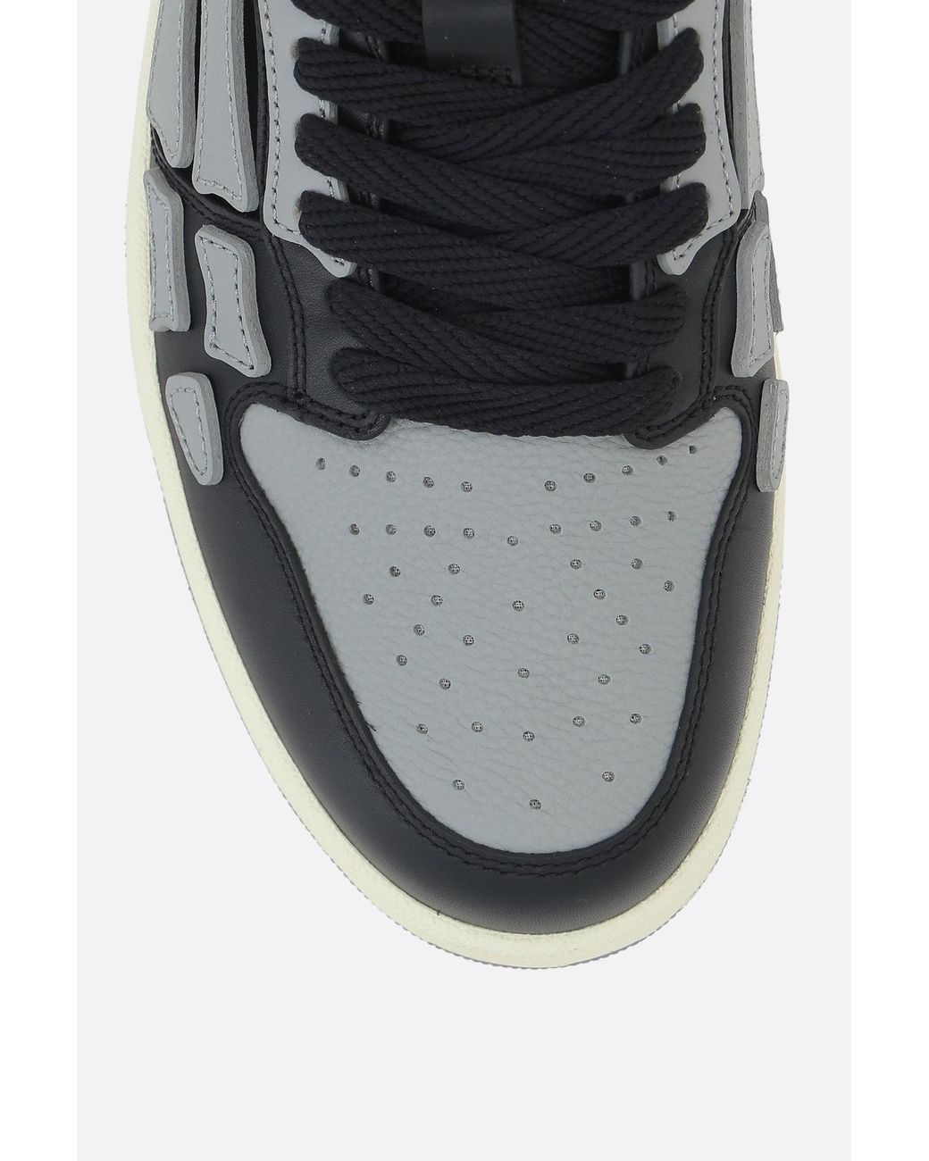 Amiri Black Skel Lace-Up Sneakers for men