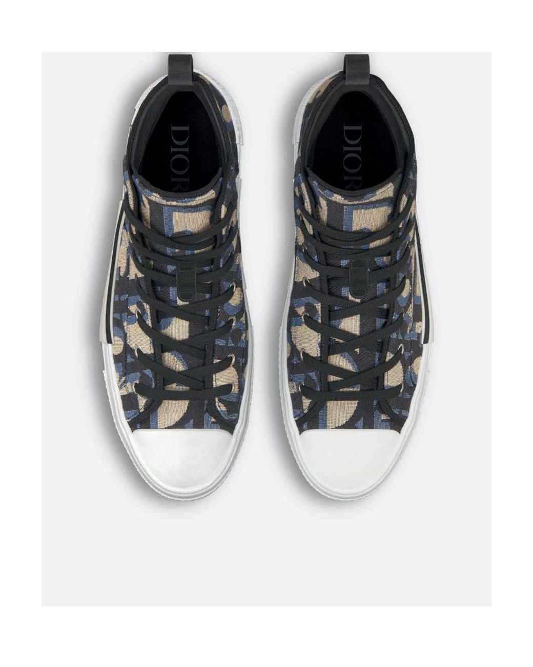 Dior Blue Homme B23 High-Top Sneakers for men