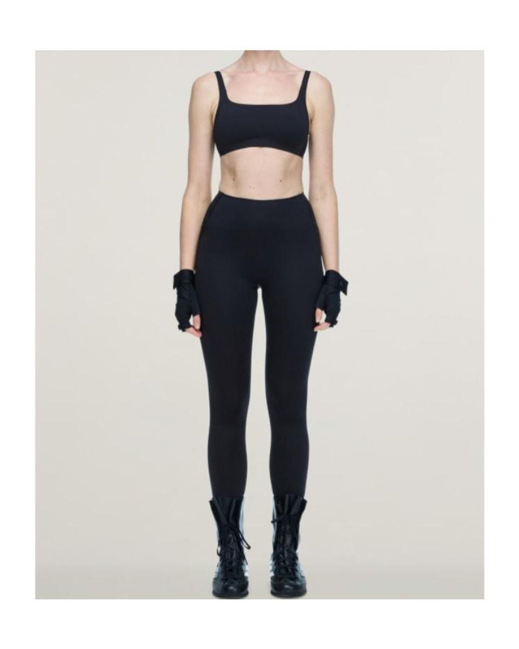 Adidas Black X Entire Studios Optime Training 7/8 Leggings