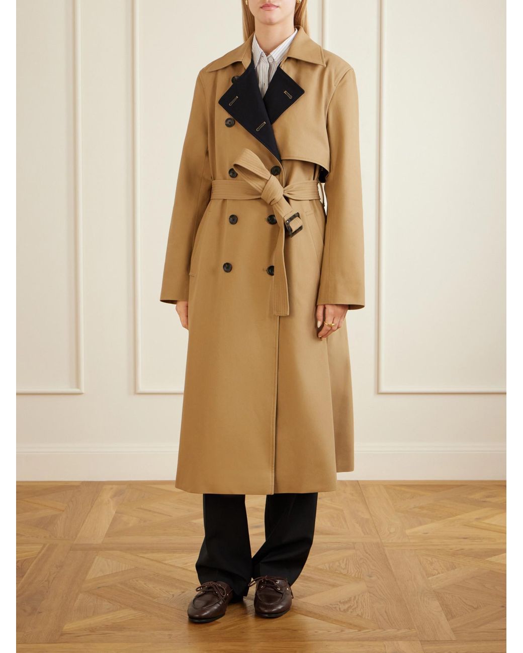 Maria McManus Natural Organic Cotton-Drill Trench Coat