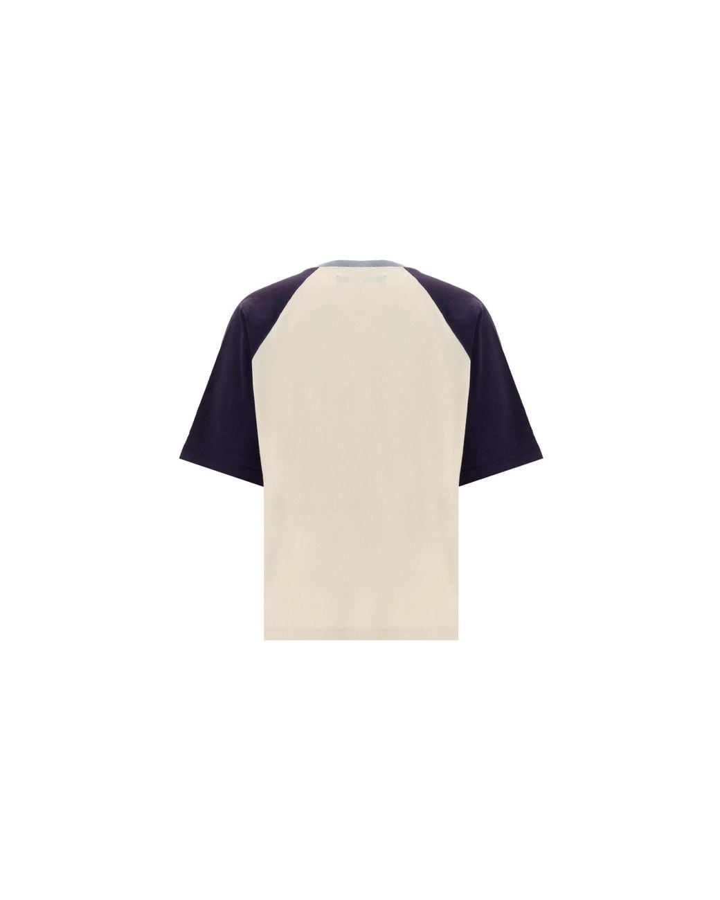 DIESEL White Logo Embroidered T-Shirt for men