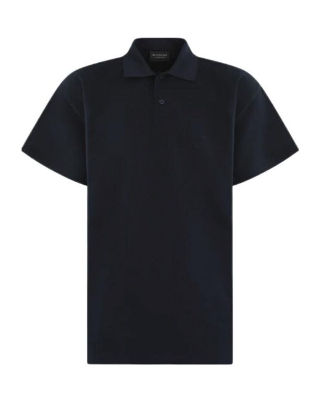 Balenciaga Intertwined Polo Shirt in Black for Men | Lyst