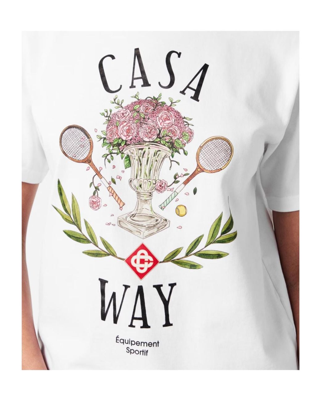Casablanca White Casa Way T-Shirt