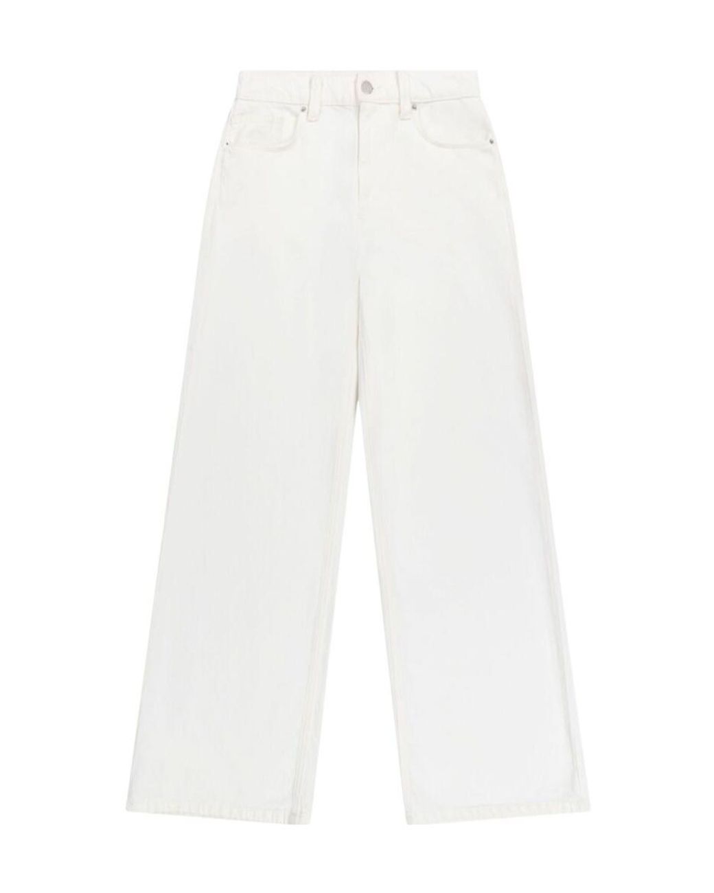 Axel Arigato White Belt-Loop Jeans