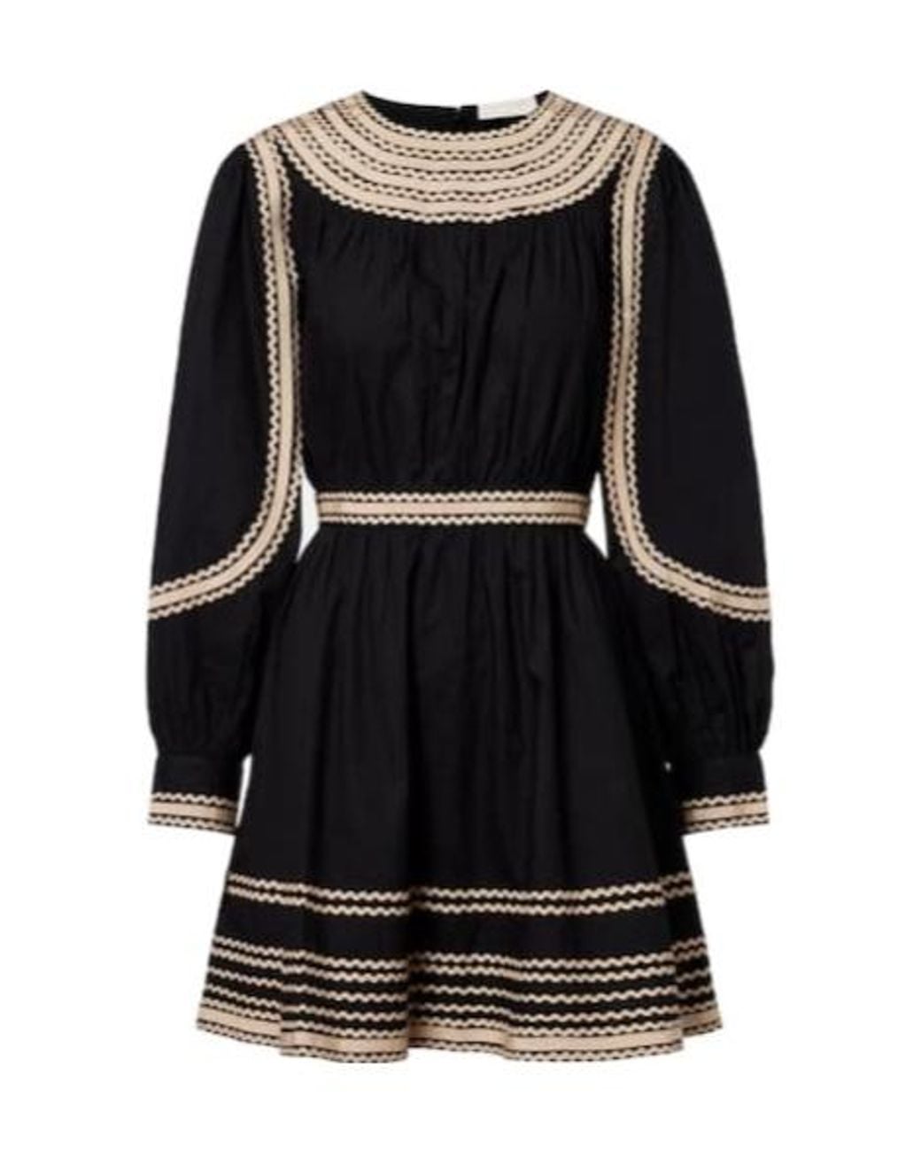 Ulla Johnson Black Long Sleeve Dress