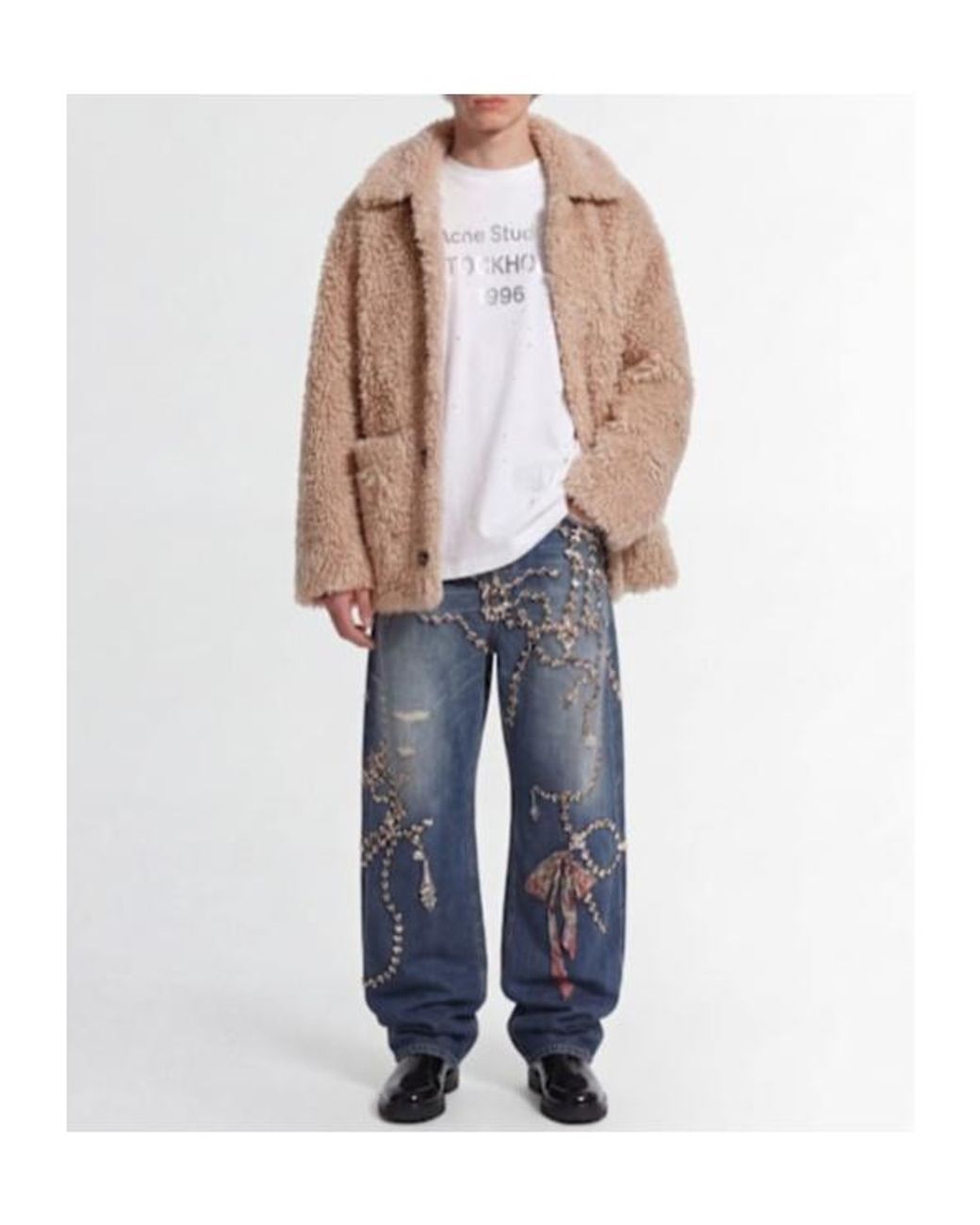 Acne Blue Denim Jeans for men