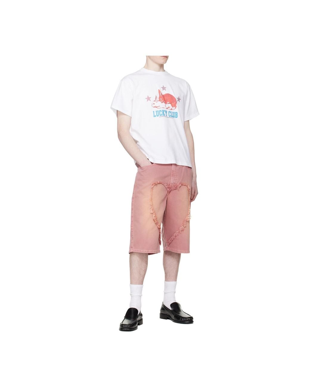 Carne Bollente White Lucky Club Graphic-Print T-Shirt