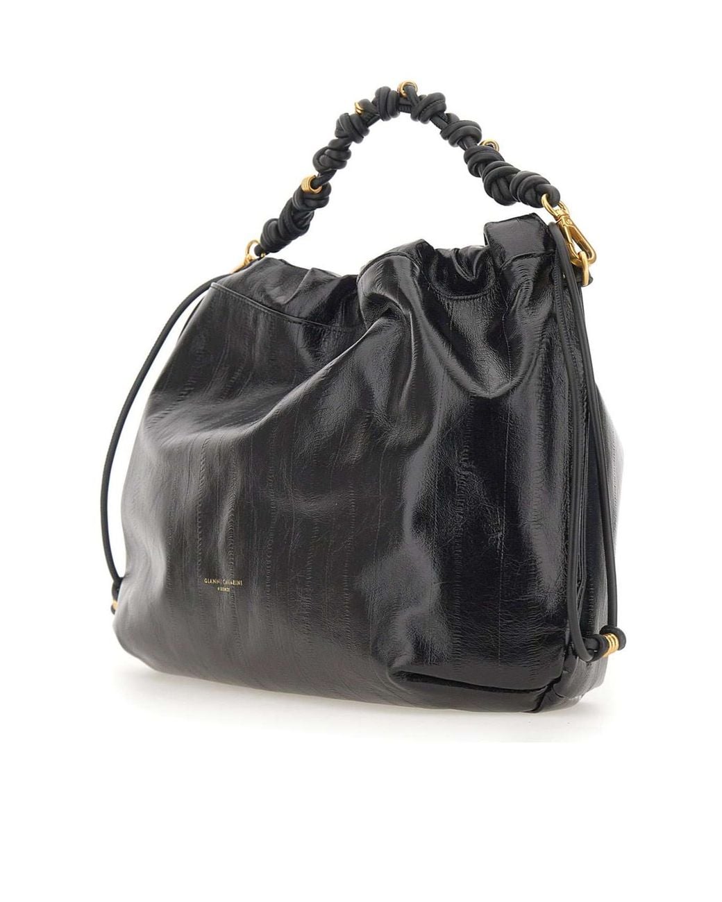 Gianni Chiarini Black 'Morgana' Shoulder Bag