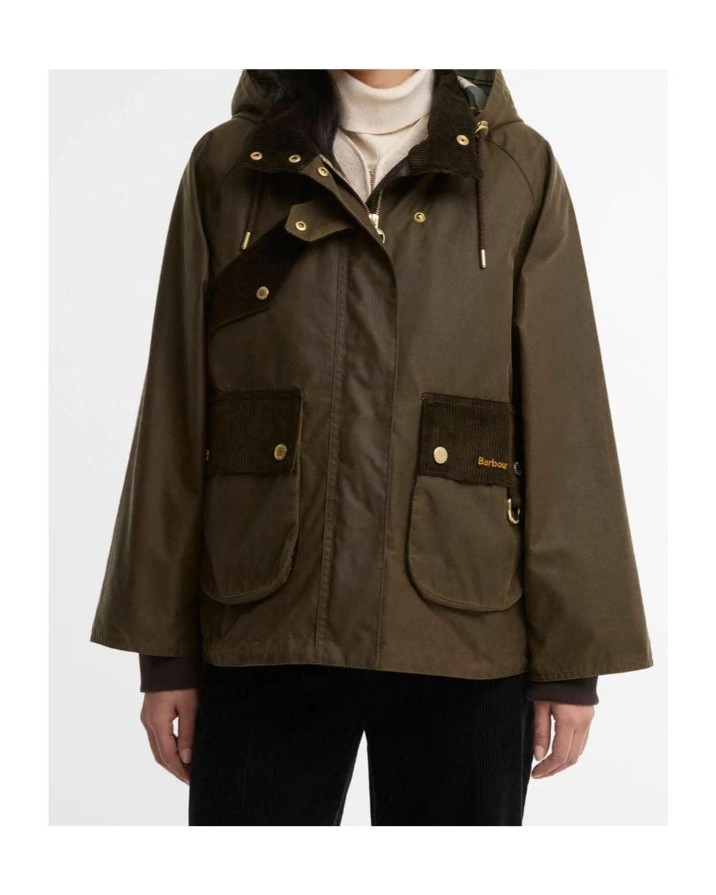 Barbour Brown Willowmere Waxed Jacket