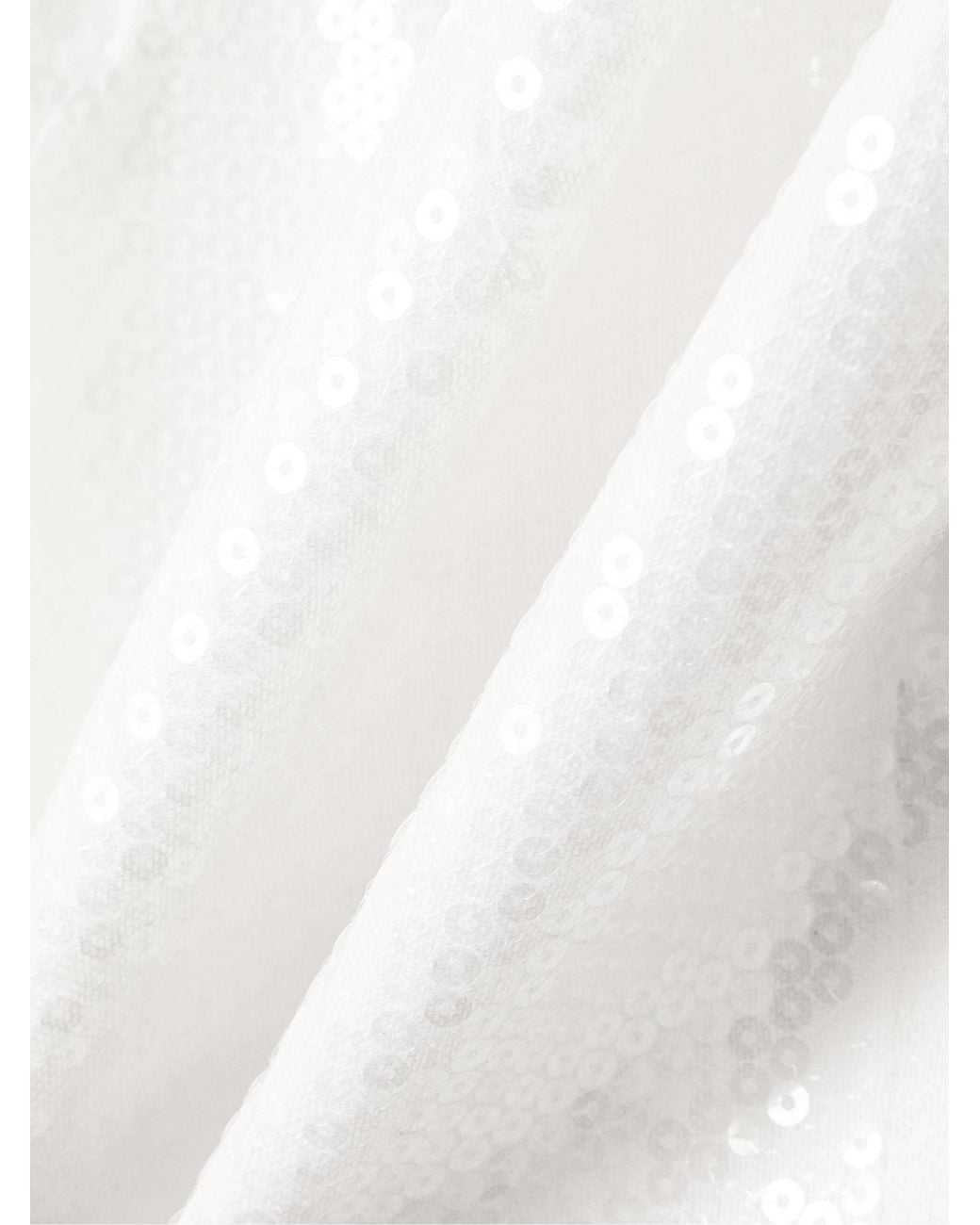 Alex Perry White Sequined Crepe Mini Dress