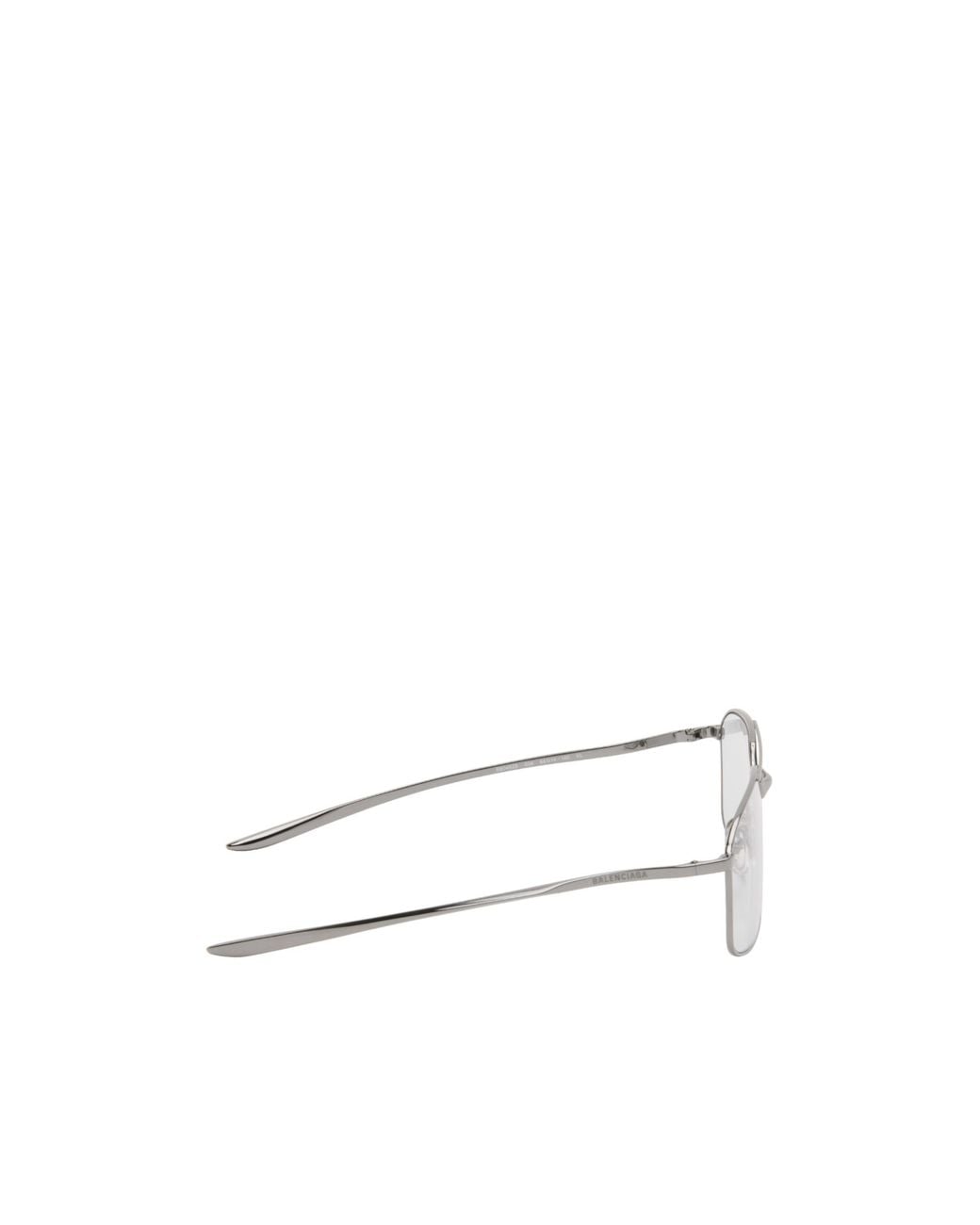 Balenciaga White Eyewear Aviator Frame Sunglasses for men