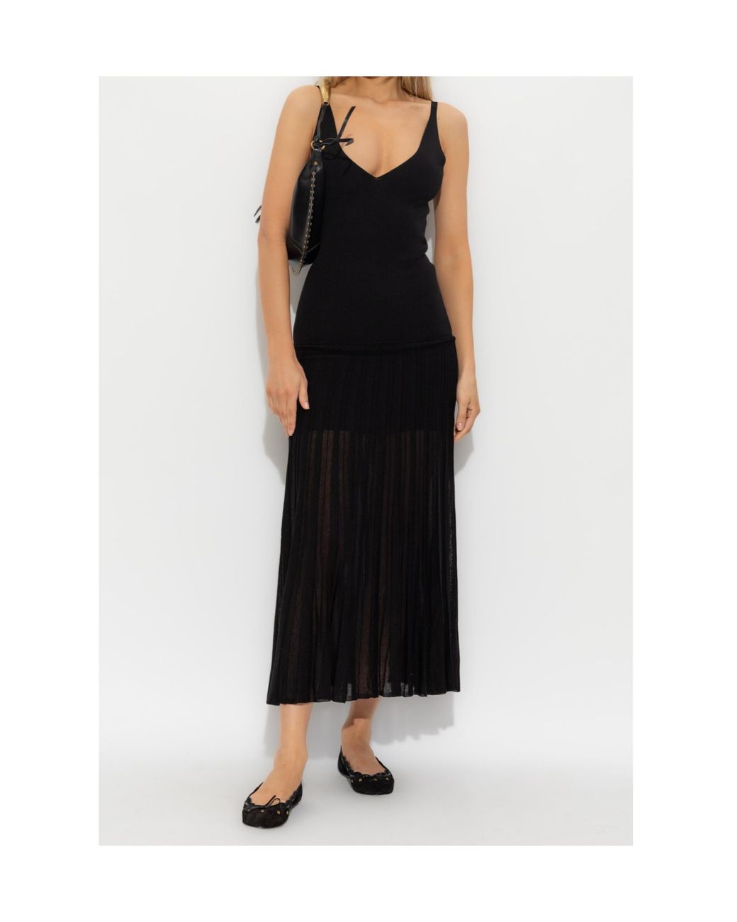 Isabel Marant Black Sleeveless Midi Dress