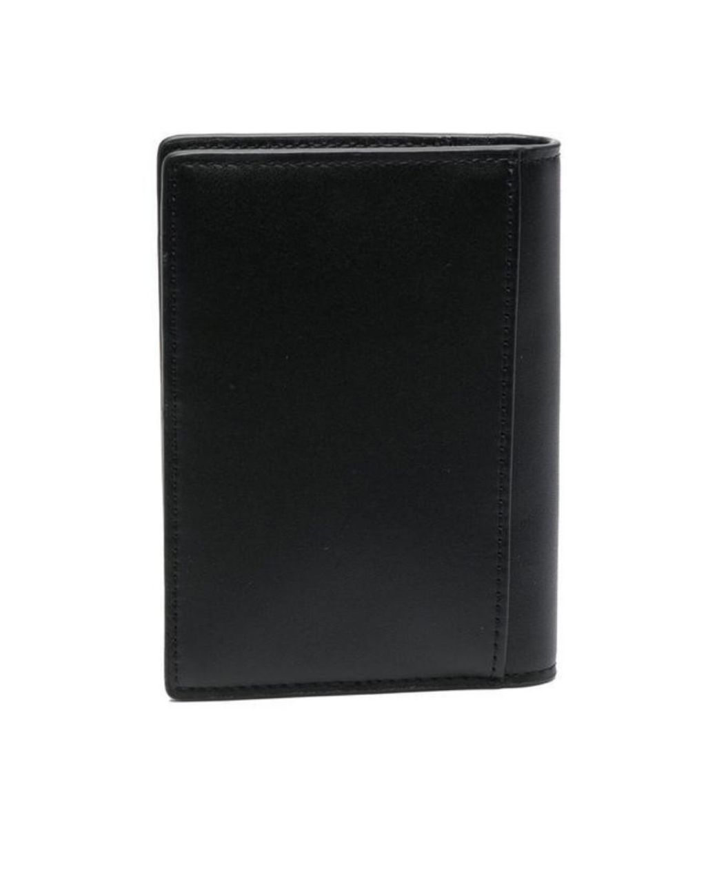KENZO Black Paris Logo-Patch Bi-Fold Wallet for men
