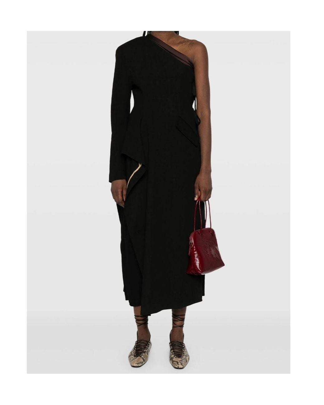 Uma Wang Black Crux Coat