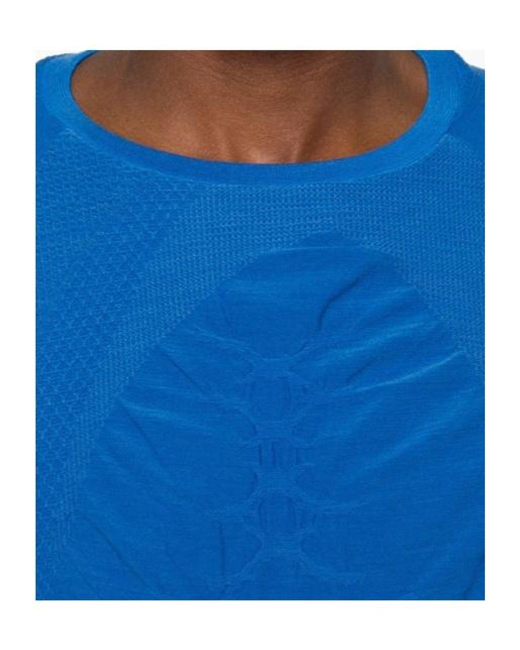 Roa Blue Wama 3D Textured-Knit Long-Sleeve T-Shirt for men