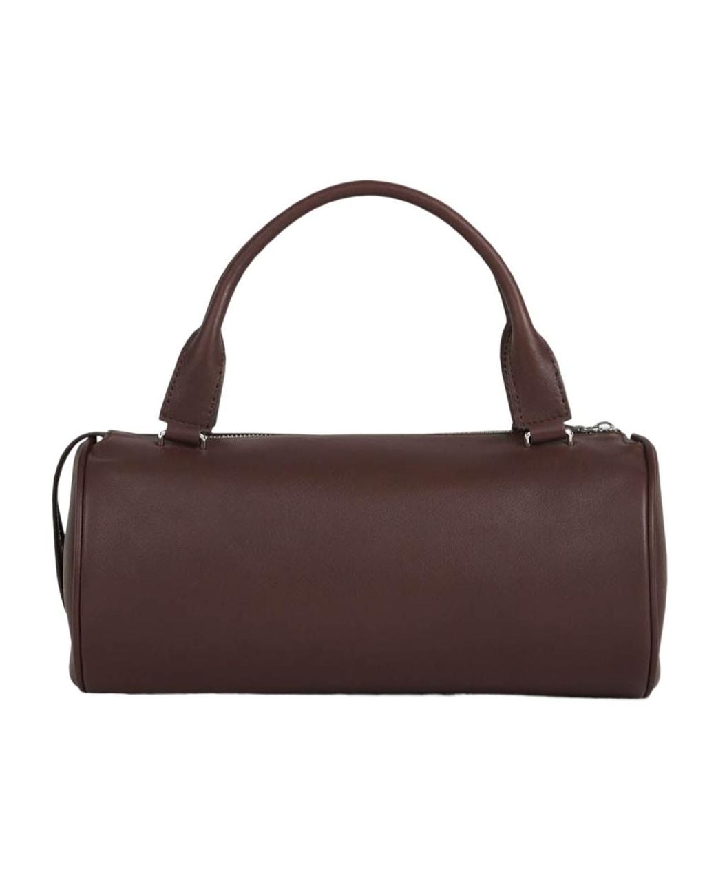 The Row Brown Edith Zip-Up Tote Bag