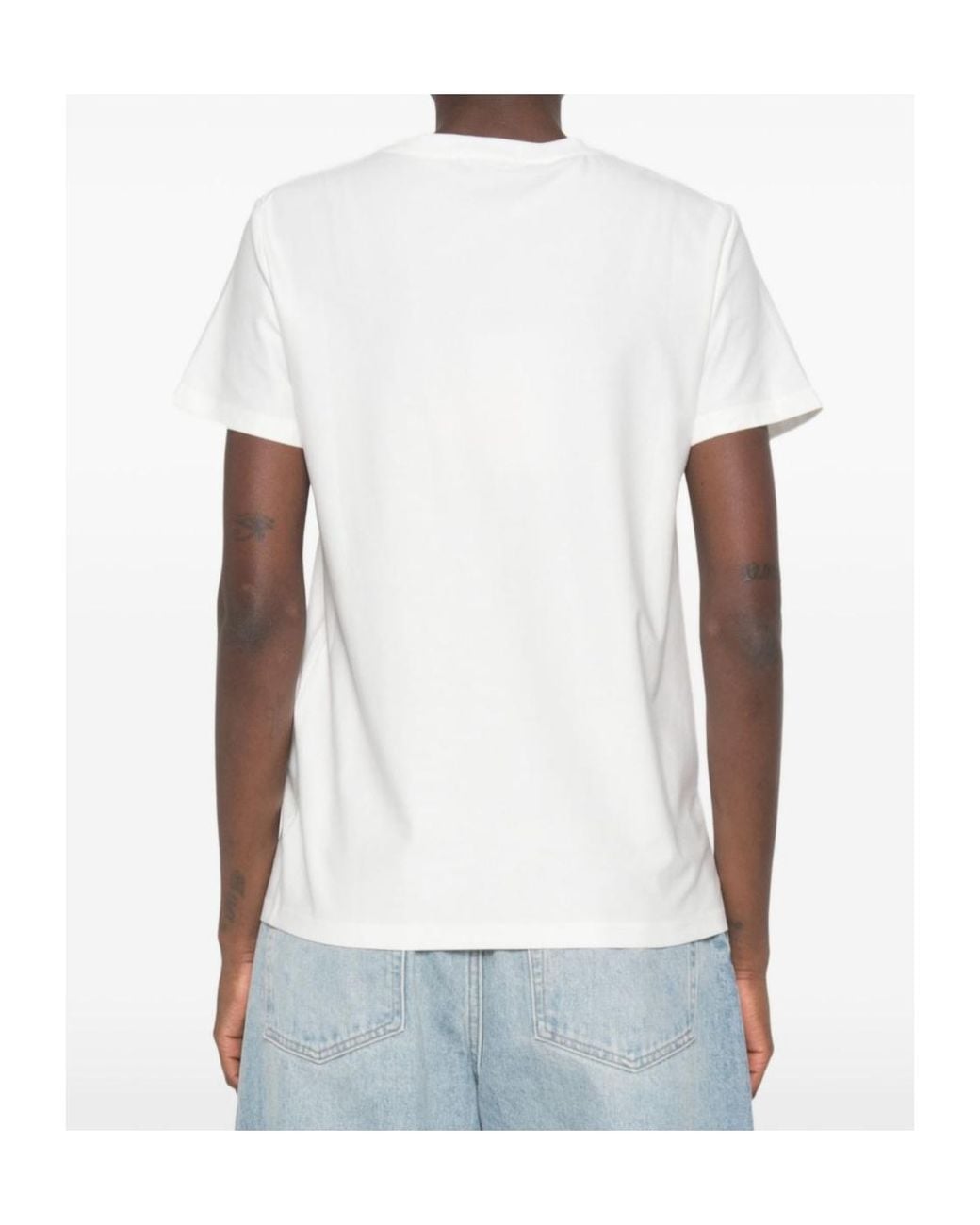Max Mara White Crewneck T-Shirt