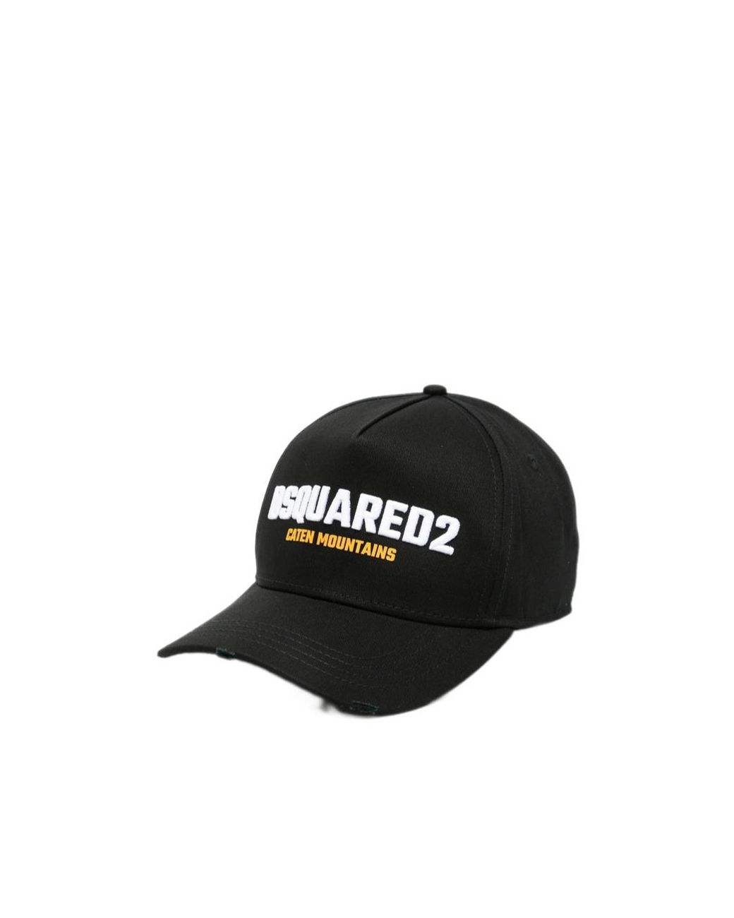 DSquared² Black Caten Mountains Logo Baseball Cap for men